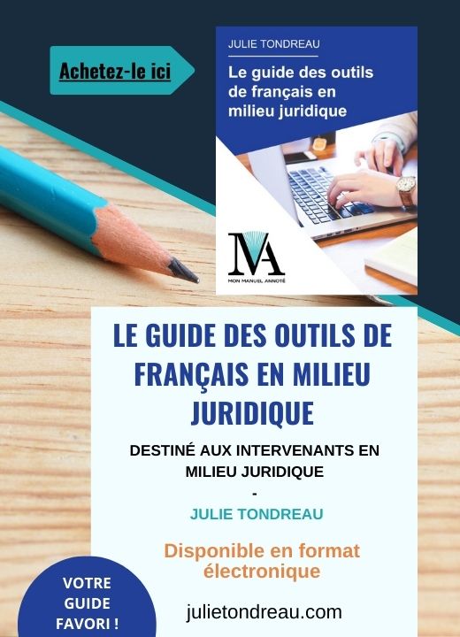 Pub Guide des outils de français en milieu juridique