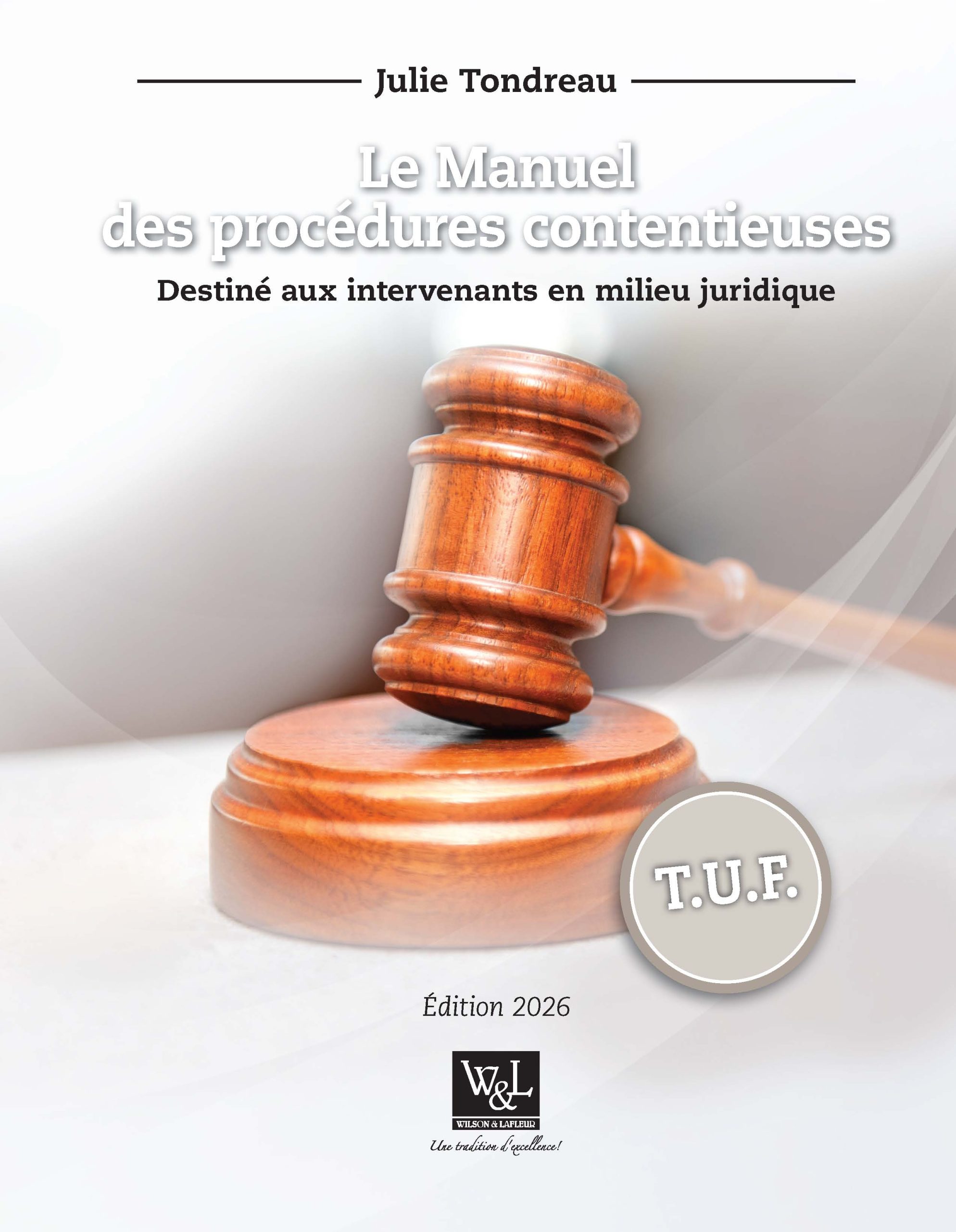 Manuel procédures contentieuses 2026